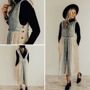 Free People Cotton Moab Jumpsuit Size S